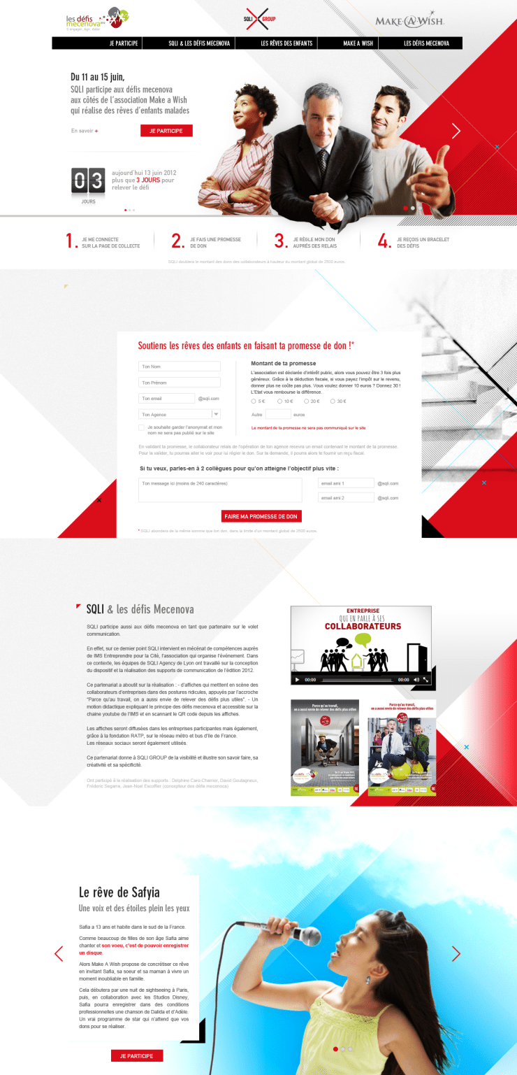 SQLI, Défis Mécénova