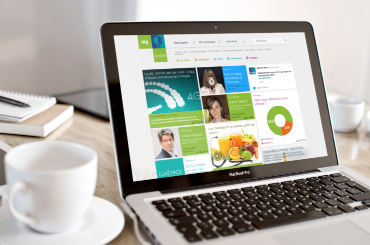 Homepage intranet Ipsos