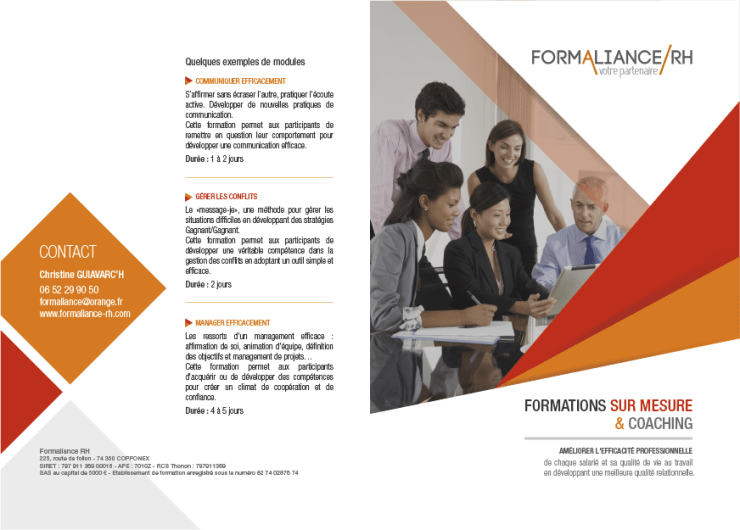 Flyer Formaliance RH